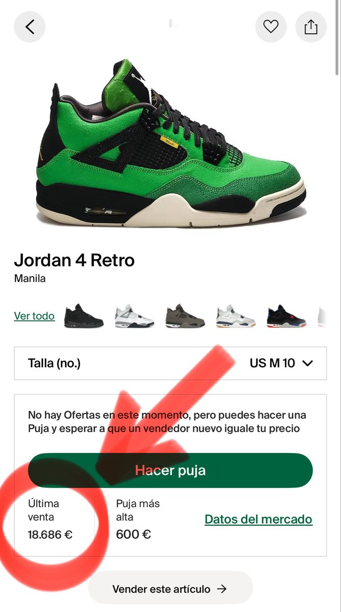 Creo que muchos tenéis un mundo por descubrir… 

Como hablaba de Filipinas os dejo por aquí las Jordan 4 Manila

Última venta: 18686€ 🔥