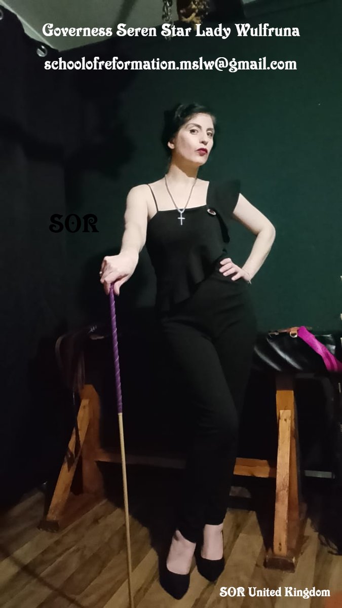 𝕲𝖔𝖛𝖊𝖗𝖓𝖊𝖘𝖘 𝕸𝖎𝖘𝖘 𝕾𝖙𝖆𝖗 𝕷𝖆𝖉𝖞 𝖂𝖚𝖑𝖋𝖗𝖚𝖓𝖆 
SOR | School Of Reformation🗝️
Miscreants I'm recovering well &amp; eager to play, if you want a space in My Spring diary reach out on My email.  I will be in the West Midlands UK
schoolofreformation.mslw@gmail.com