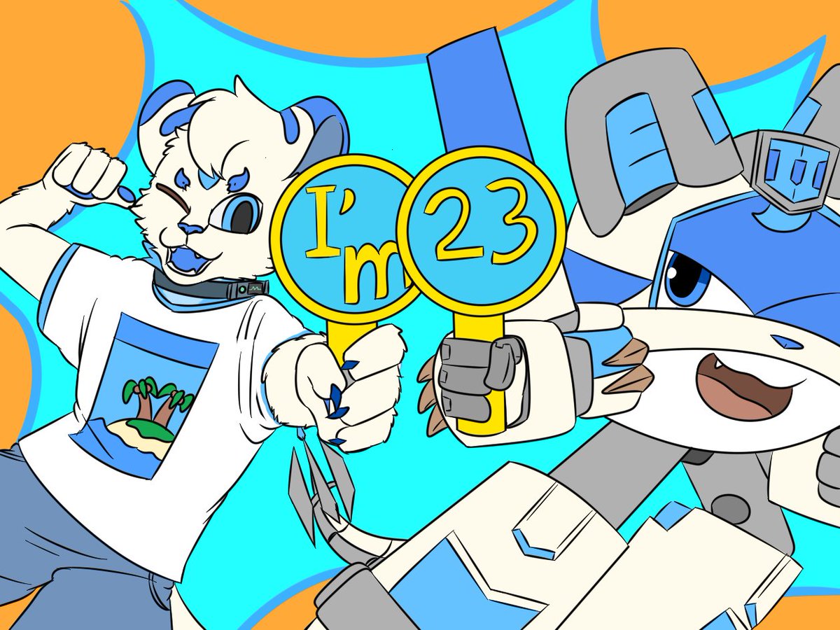 LSassiri's tweet photo. Happy birthday to me, I'm 23 now
#superwings #furry #oc https://t.co/g0Io7b0BAO