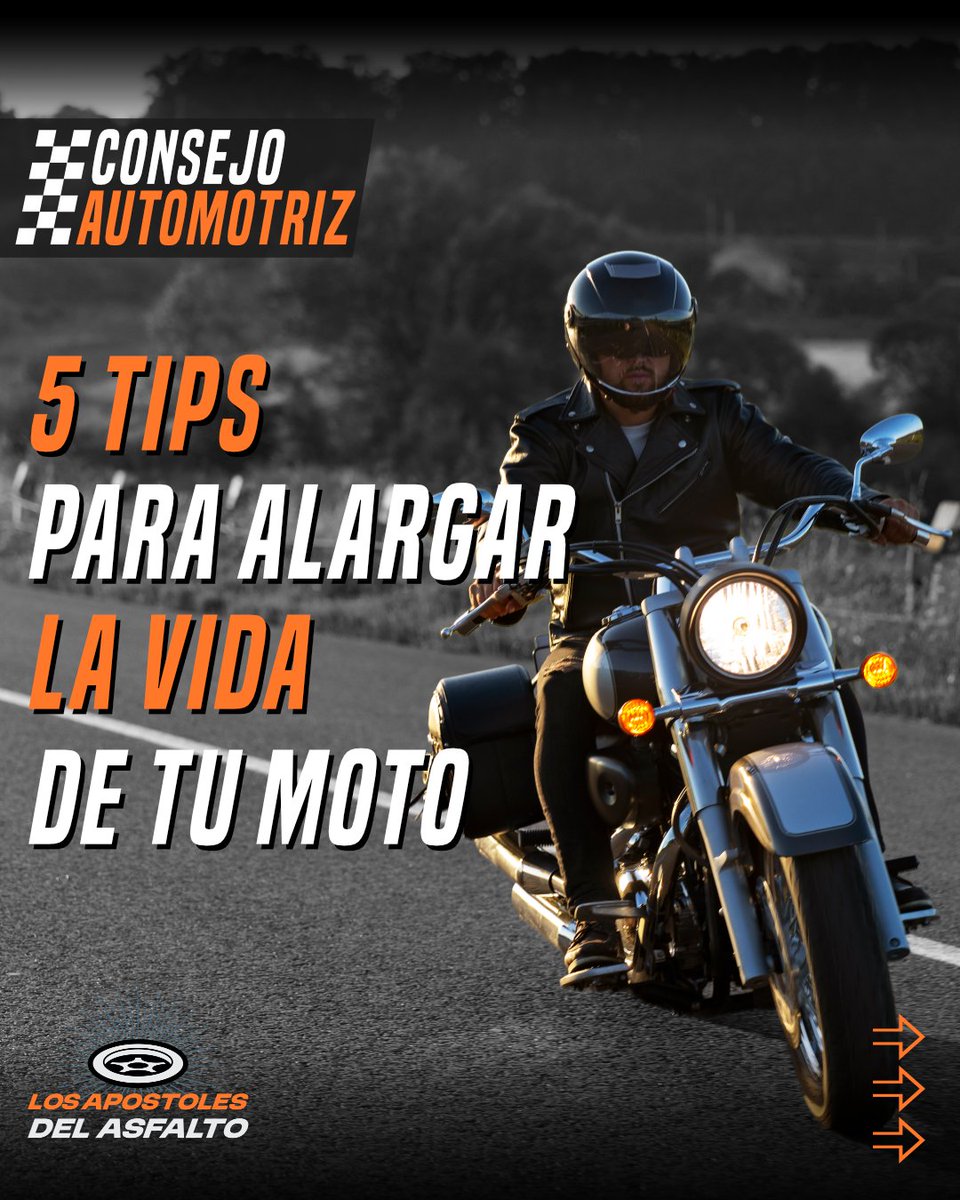 losapostolesaf's tweet image. ¿Quieres que tu moto dure 10 años o 10 meses? Tú decides. 👇
Aquí unos tips para que el motor de tu moto sea eterno:

Guarda esto para cuando te toque el próximo servicio. 🛠️
#MotoTips #BikerLife #tipsmotor #motor #moto