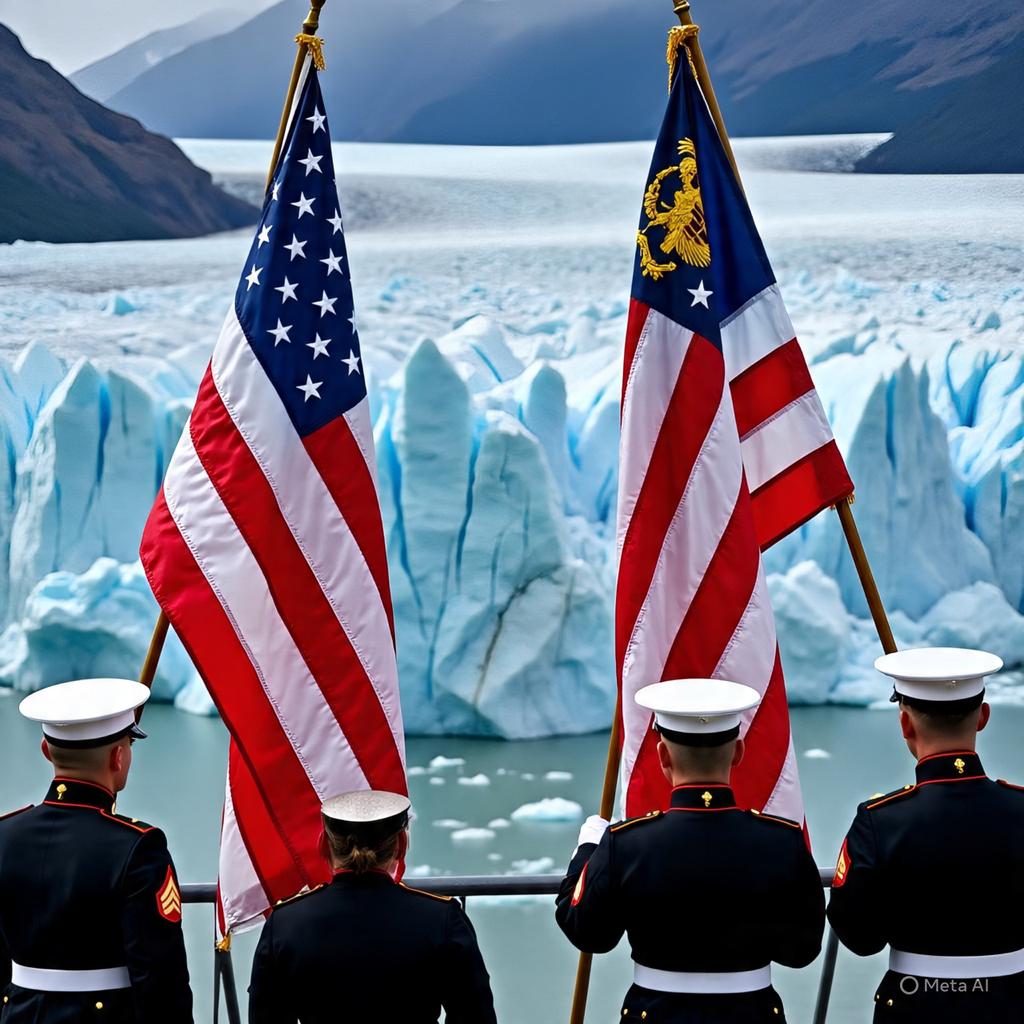#Glaciares 
MILEI acordó con EE.UU la entrega de tierras con ríos y glaciares.