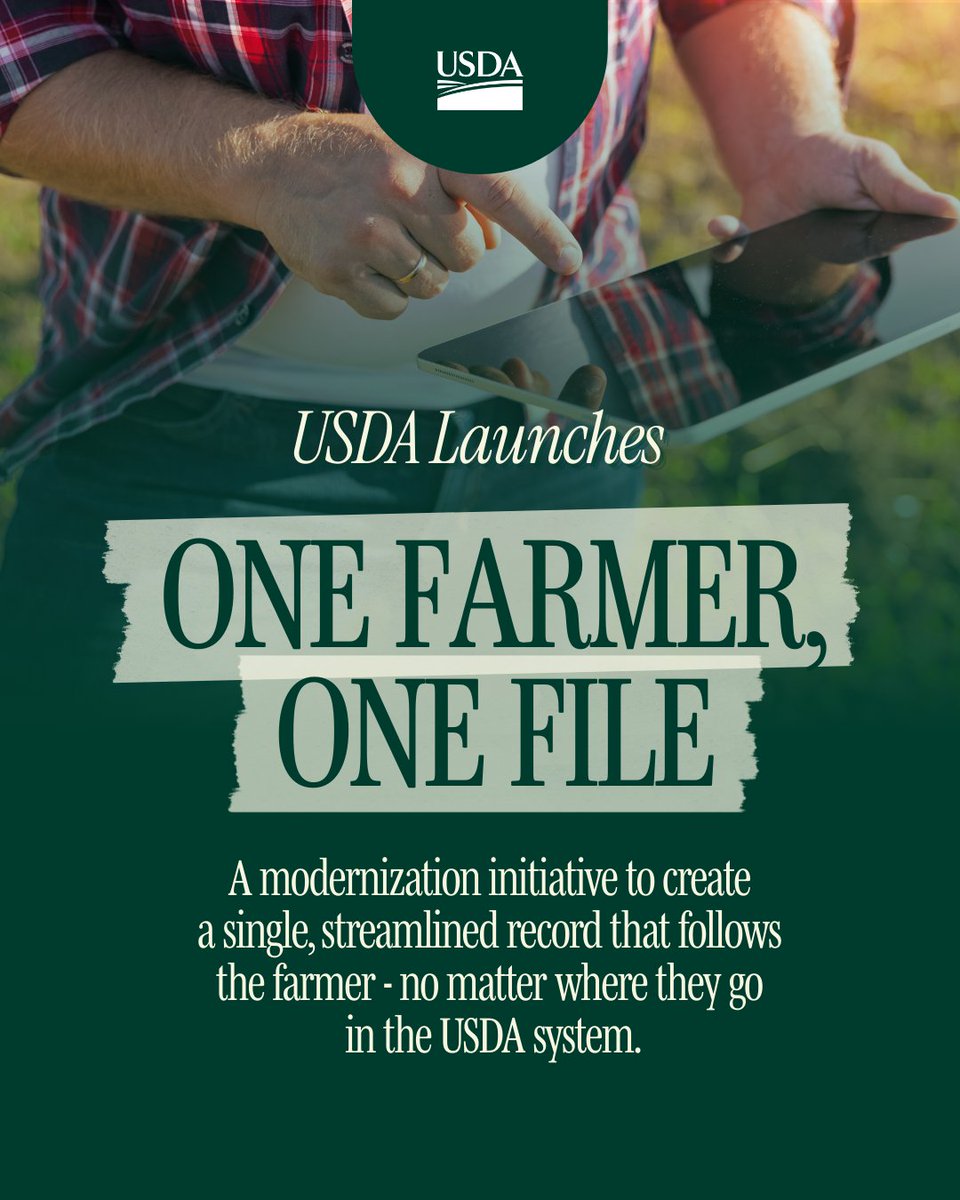 Dept. of Agriculture tweet media