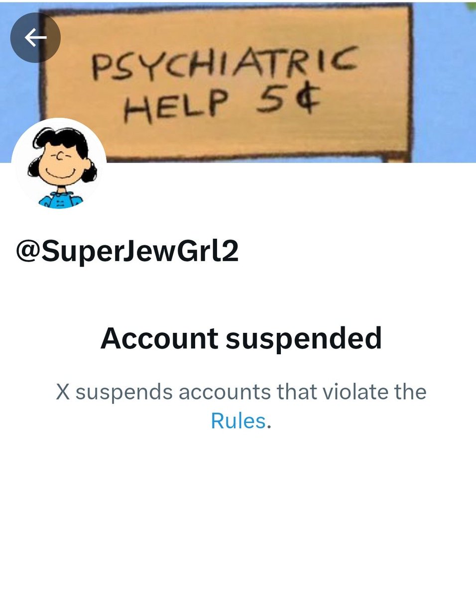 🟦 Our wonderful friend <a href="/SuperJewGrl2/">SuperJewGrl 🪬🇮🇱</a> has been wrongfully suspended. 

🟦 Let's all connect with her backup account:

<a href="/SuperJewQueen/">QueenCityJewGrl</a>

She's truly one of the best!