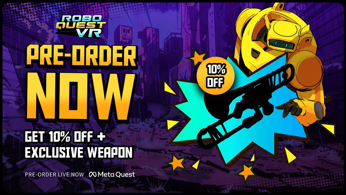 Roboquest VR tweet media