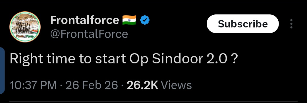 Don't wait take your revenge we have already started it⚔️ 
 We have already started the Afghan version of Sindhoor 😂.