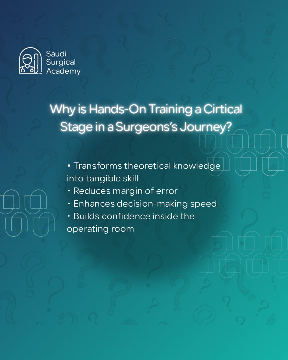 Saudi Surgical Academy tweet media