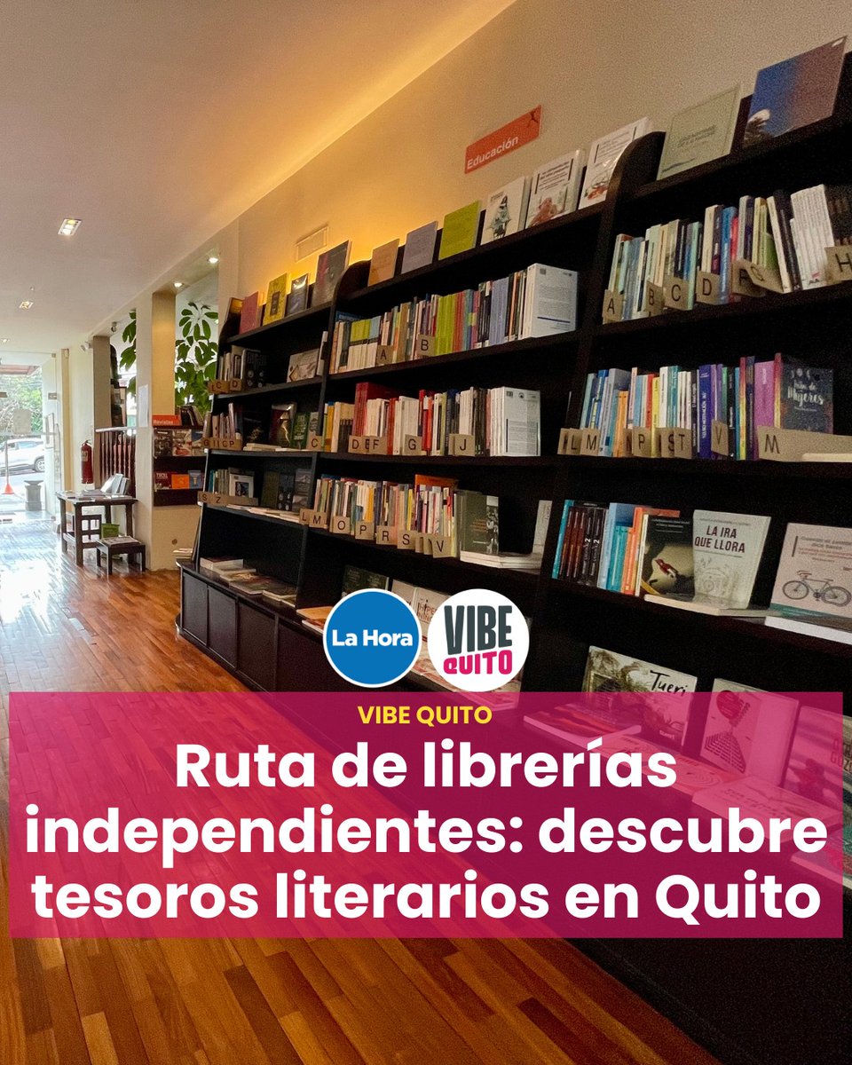 <a href="/VibeQuito/">Vibe Quito</a> | 📖 Desde primeras ediciones hasta libros autografiados, las librerías independientes de Quito guardan tesoros literarios únicos 📚. Conoce dónde están 👉 lhra.ec/0cAqzVx