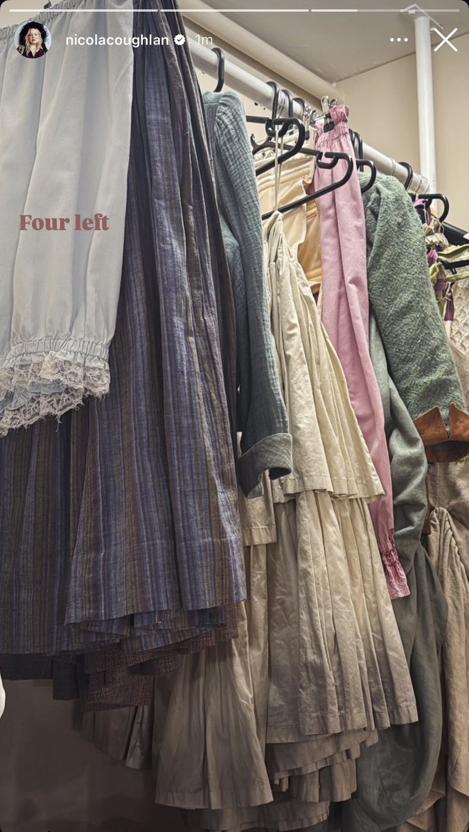 four performances of The Playboy of the Western World left 🥺

it’s obvious how special this show has been for Nicola. what an achievement!