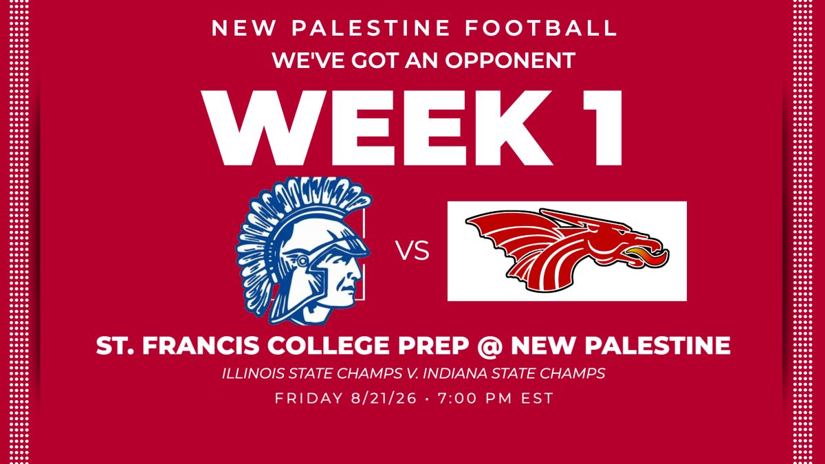 New Palestine Dragons tweet media