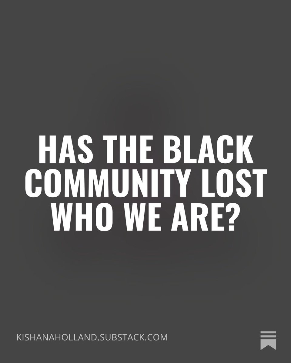 Has The Black Community Lost Who We Are? 

By, Kishana L. Holland 
tiny.cc/x4jz001