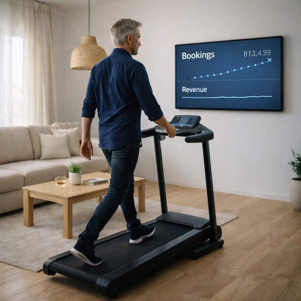 Si trabajas más cada mes pero no ganas más, estás optimizando mal.

Más reservas no siempre significa más beneficio.

Imagina:

Reservas cortas constantes
Más limpiezas
Más desgaste
Más gestión

¿Resultado?
Ingresos similares. Más trabajo.

Optimizar es buscar equilibrio entre: