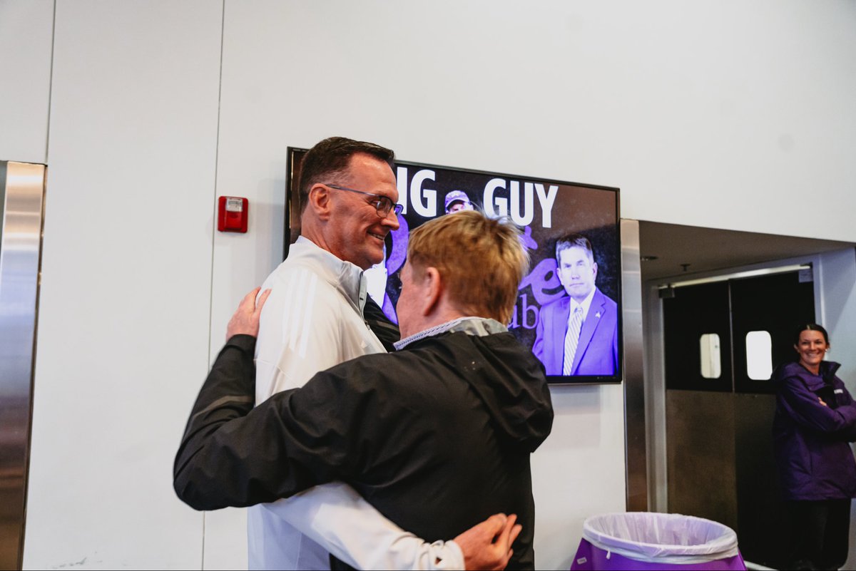 ECUAthletics's tweet photo. Congratulations to Big Guy on his retirement after 36 years 💜 @ecupirateclub https://t.co/czleNARk5w