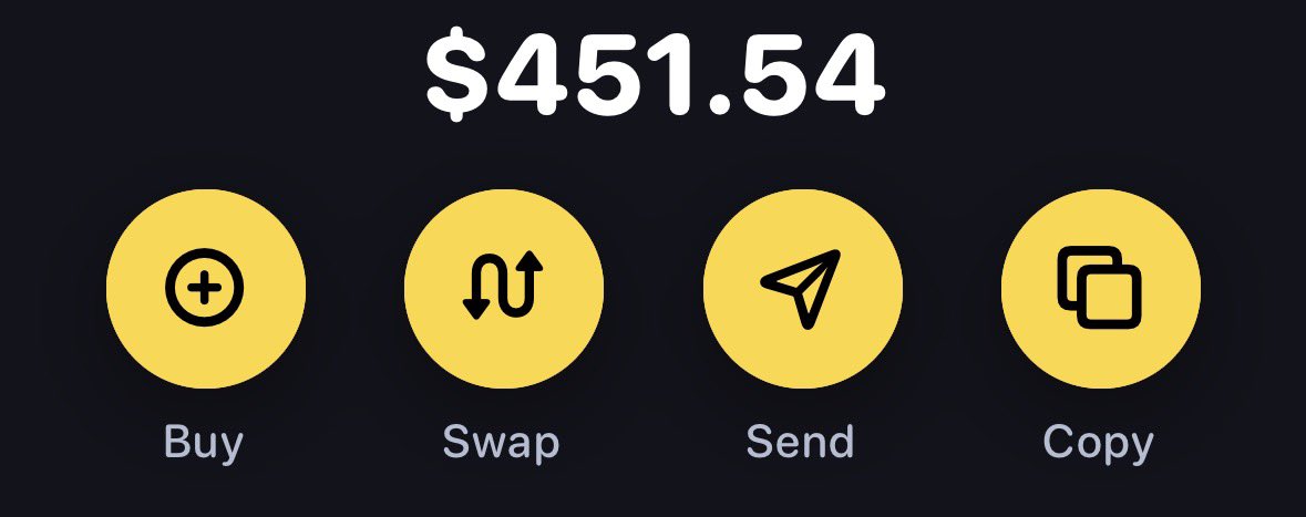 I see $451.54 sitting here…
Who wants it? 👀💰

🎟️ Entry:
• Follow
• Like
• Retweet
• Reply with your favorite emoji and tag friends 

Winner announced soon.
Let’s see who’s fast 🏃‍♂️🔥