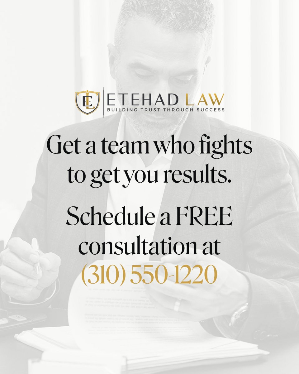 EtehadLaw's tweet photo. A frequently asked question we get from clients is: how long does a personal injury case take? The short answer: it depends.

Have more questions? Let us know and we may answer them in a future post.

(Disclaimer: Attorney Advertising. Informational only. No legal advice or attorney client relationship is created. Past results do not guarantee future outcomes. Every case is fact-specific.)