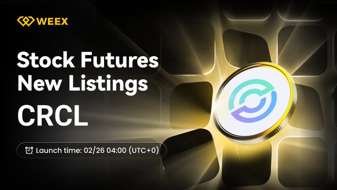 Nuovo avviso di quotazione su #WEEX🔔
Siamo lieti di annunciare la quotazione dei futures $CRCL su WEEX!  

🔹Registrati subito qui: support.weex.com/it/register?vi…

🔹Maggiori dettagli: weexsupport.zendesk.com/hc/en-us/artic…

#WEEXListing