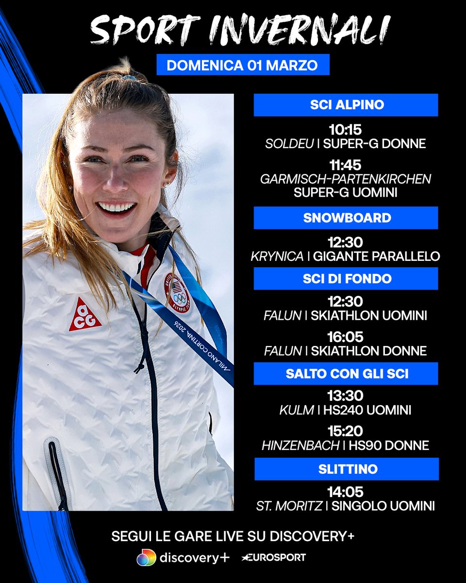 Eurosport_IT's tweet photo. C'è a chi mancano le Olimpiadi e chi mente... 🥲❄️
Per fortuna ci sono gli sport invernali a farci emozionare 🤩💥
📆 Scopri il programma del weekend 🔜
#FISI https://t.co/gddNoYlvNR