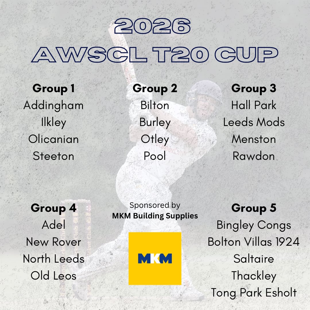 Airedale & Wharfedale Senior Cricket League tweet media