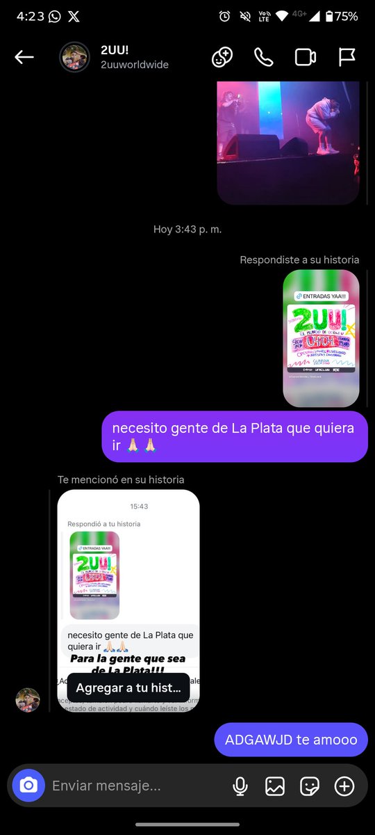 ay me dio vergüenza te amo 2uu