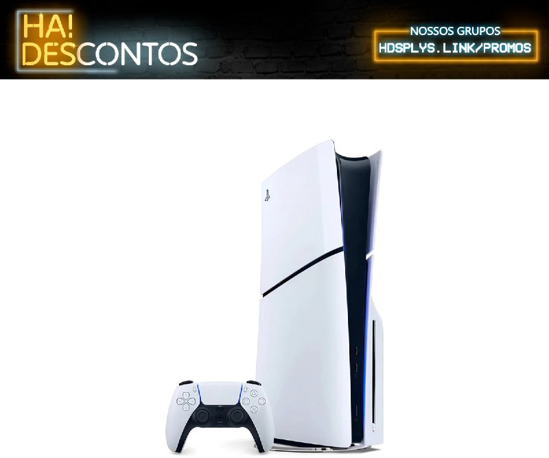 Console PlayStation 5 Slim

Digital 
💸 R$ 3.279,00 em até 12x sem juros 
🔗 s.shopee.com.br/1BHCS05SqY 

Mídia Física 
💸 R$ 3.499,00 em até 12x sem juros 
🔗 s.shopee.com.br/6pvZCQf5YI 

๏ Resgate cupom de R$90 aqui: 
🔗 s.shopee.com.br/8KkKuveF7P 

🚚 Frete Grátis