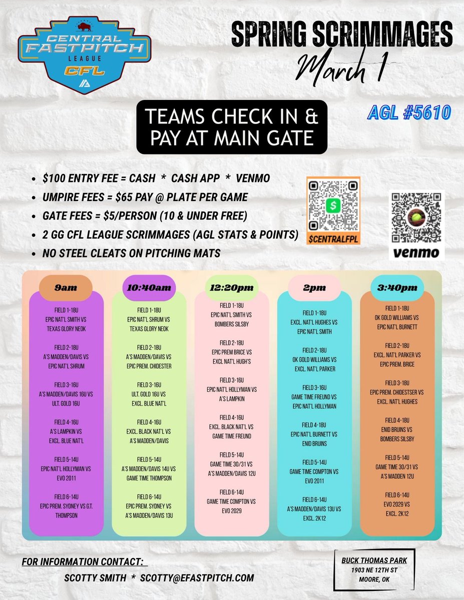 Central Fastpitch League tweet media