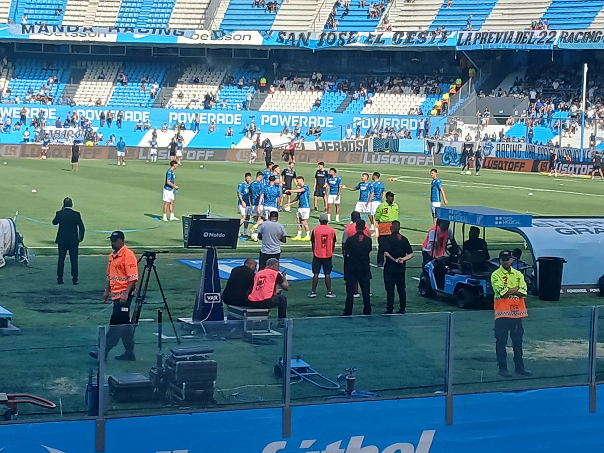 #Racing 
Ejercicios precompetitivos,para el plantel Académico
