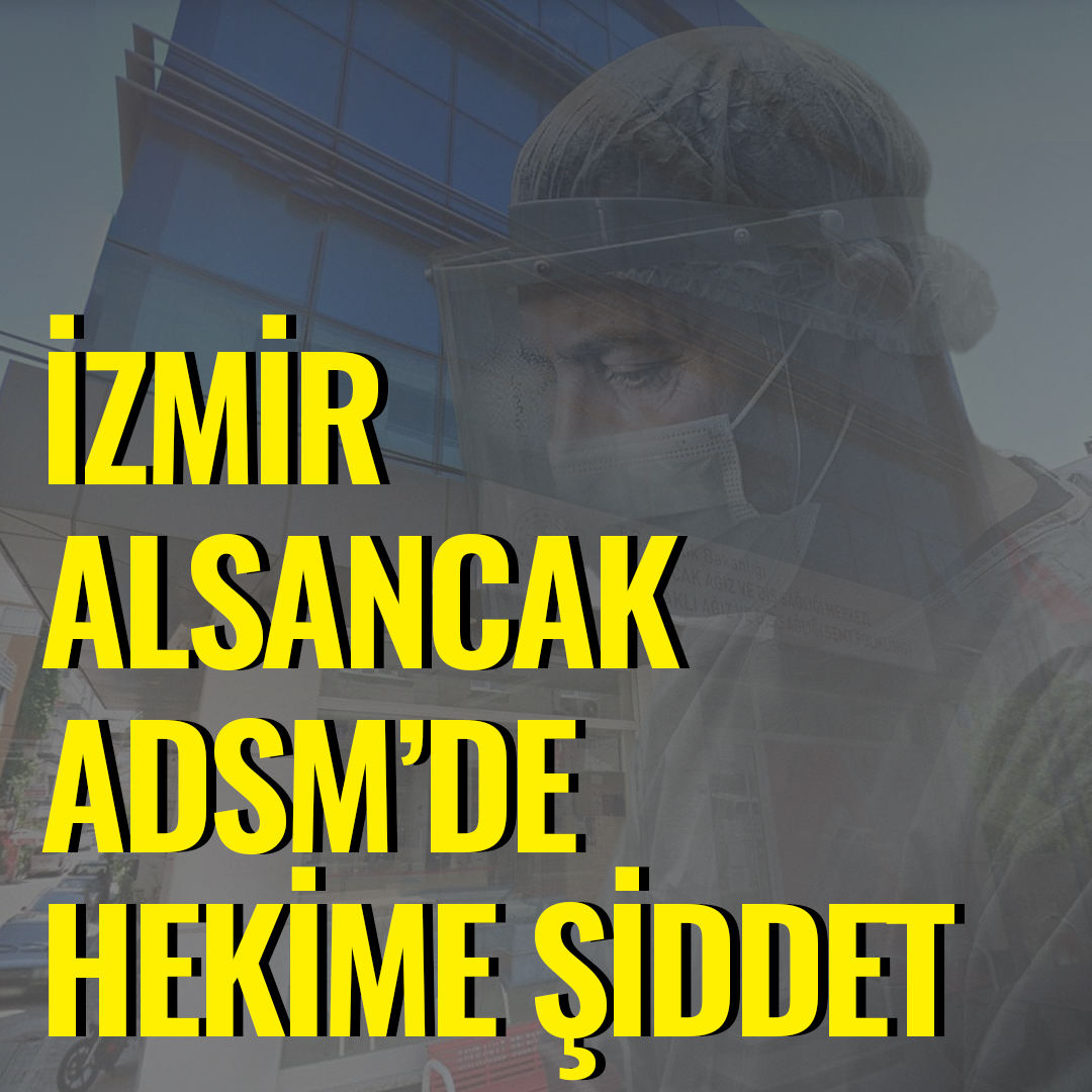 İzmir Alsancak Ağız ve Diş Sağlığı Merkezi’nde görev yapan Ağız, Diş ve Çene Cerrahisi uzmanı meslektaşımızın, hasta yakını tarafından sözlü hakarete uğraması ve sonrasında fiziki saldırıya maruz kalması bizleri derinden üzmüştür. Sağlık çalışanlarına yönelik her türlü şiddeti en