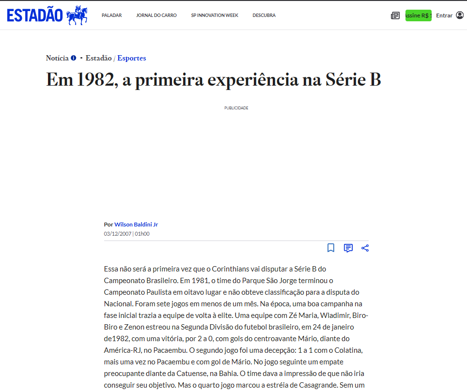 Rebaixado no Brasileirão 1981, isto é Corinthians tweet media