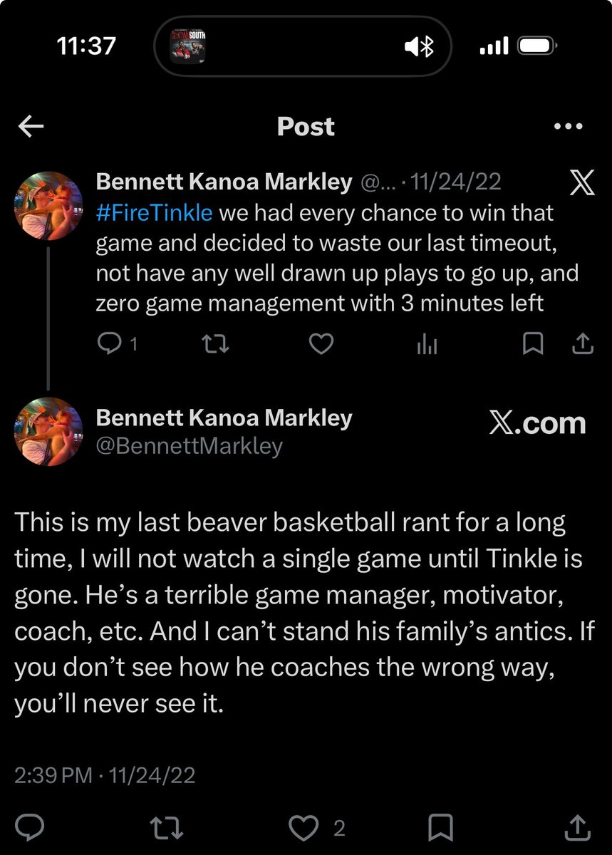 Bennett Kanoa Markley tweet media