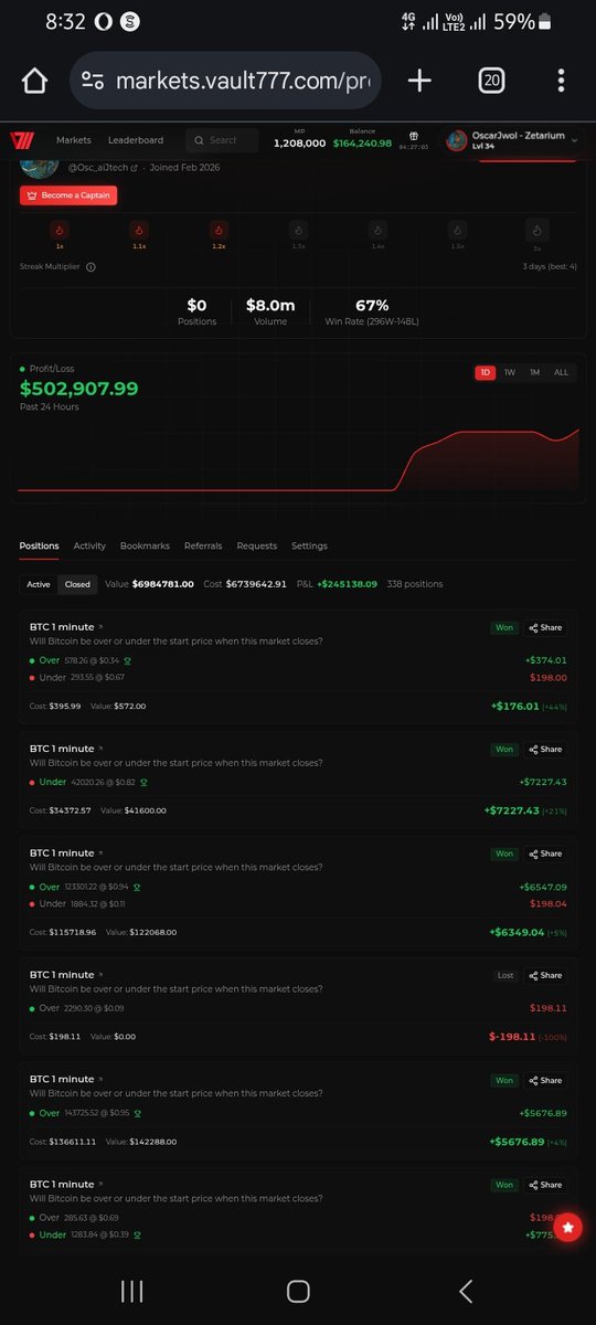 Osc_aiJtech's tweet photo. This platform is still ongoing. New events and challenges have been added. Don't miss out on it.
https://t.co/rrVeXOsVU0
How to position:

•Click Sign In ✅
•Connect your Twitter account
• Once connected, you’ll receive $10,000 in virtual funds used to predict the market. https://t.co/ivAuyzO9UX