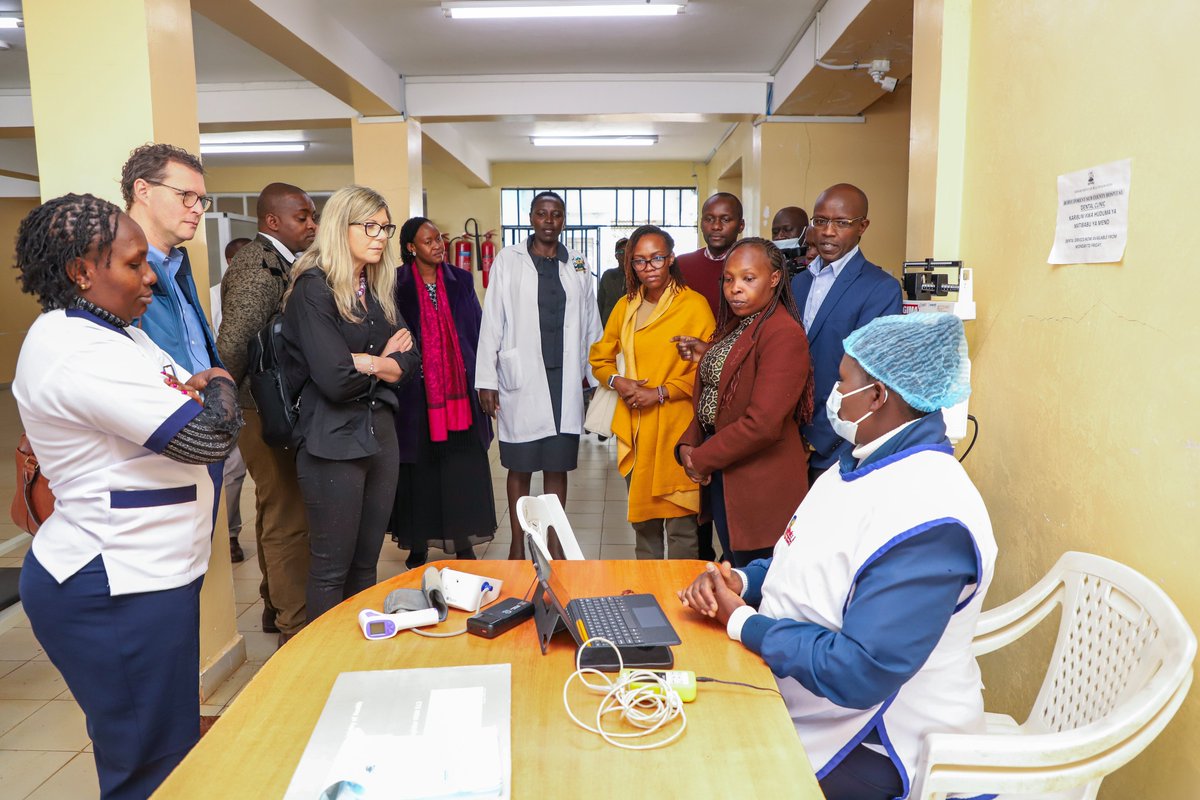 ampathkenya's tweet photo. Leaders from The @pfizer Foundation and AMPATH visited Burnt Forest Hospital &amp; @MTRHofficial  Chandaria Cancer and Chronic Diseases Centre to see the Integrated Model for Access, Retention and Advanced Breast Cancer Care (IMARA–BC) in action... https://t.co/x6qsiUhI20