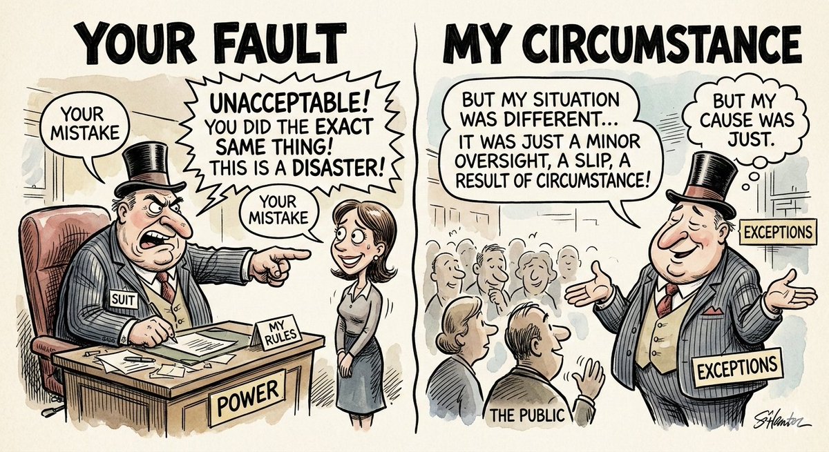 نقطة للتفكير: هل تعتقد أن البشر بطبيعتهم قادرون على نقد أنفسهم بنفس القسوة التي ينقدون بها الآخرين؟ أم أن "الاستثناء للنفس" غريزة دفاعية؟
"رايكم مهم "