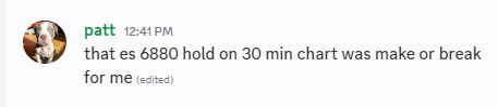 TFLabofficial's tweet photo. $SPX $ES @patt_2021 put on a clinic this afternoon with $SPX 6900 calls $1.60-$10 ❤️‍🔥❤️‍🔥 https://t.co/5rw3Ni4DBT