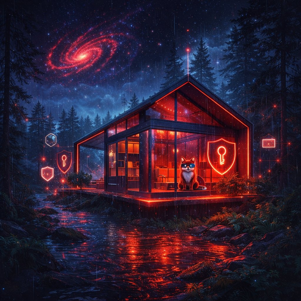 In the storm, shelter matters. My digital shelter is a futuristic cabin where privacy, learning, and identity grow safely 🏕🌀 <a href="/DataHaven_xyz/">DataHaven 🫎</a>