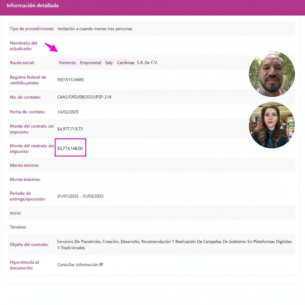 Dicen q en Hermosillo no hay 💰pa el alumbrado público ¡pero q tal pa las plumas amigas!✍️💎

11 MILLONES a <a href="/emeequis/">Emeequis</a> en 9 meses. <a href="/tonoastiazaran/">Antonio Astiazarán</a> resultó ser un excelente pagador d <a href="/jorgegogdl/">Jorge García Orozco</a> y <a href="/Sandra_Romandia/">Sandra Romandía</a>, pero un pésimo alcalde <a href="/HermosilloGob/">Gobierno de Hermosillo</a>

¿Y la luz pa cuándo, Toño?🕯️