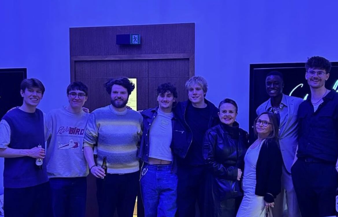 IsJustMeSe's tweet image. Tommy at the screening of his upcoming short film #Spiff 🎬🔥