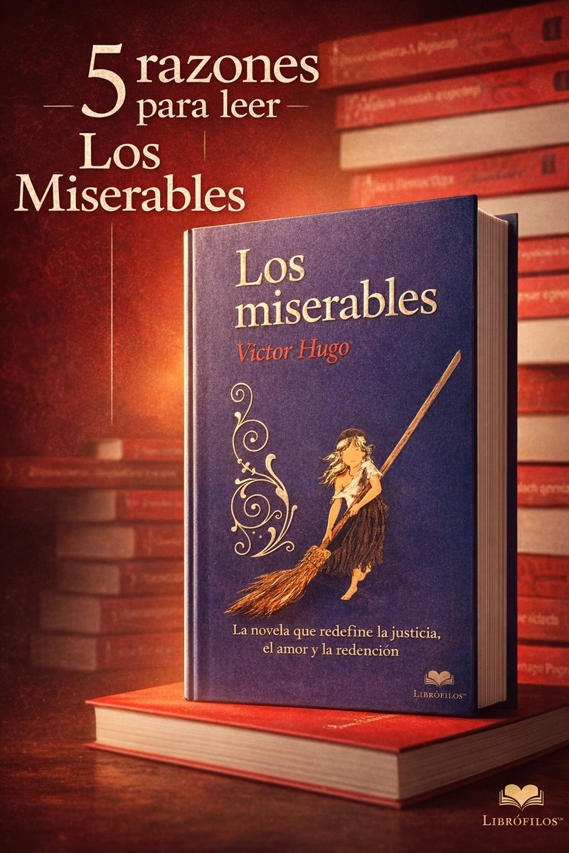 librofilos's tweet photo. 5 razones para leer Los miserables de Victor Hugo https://t.co/lOVZ4nZjA9