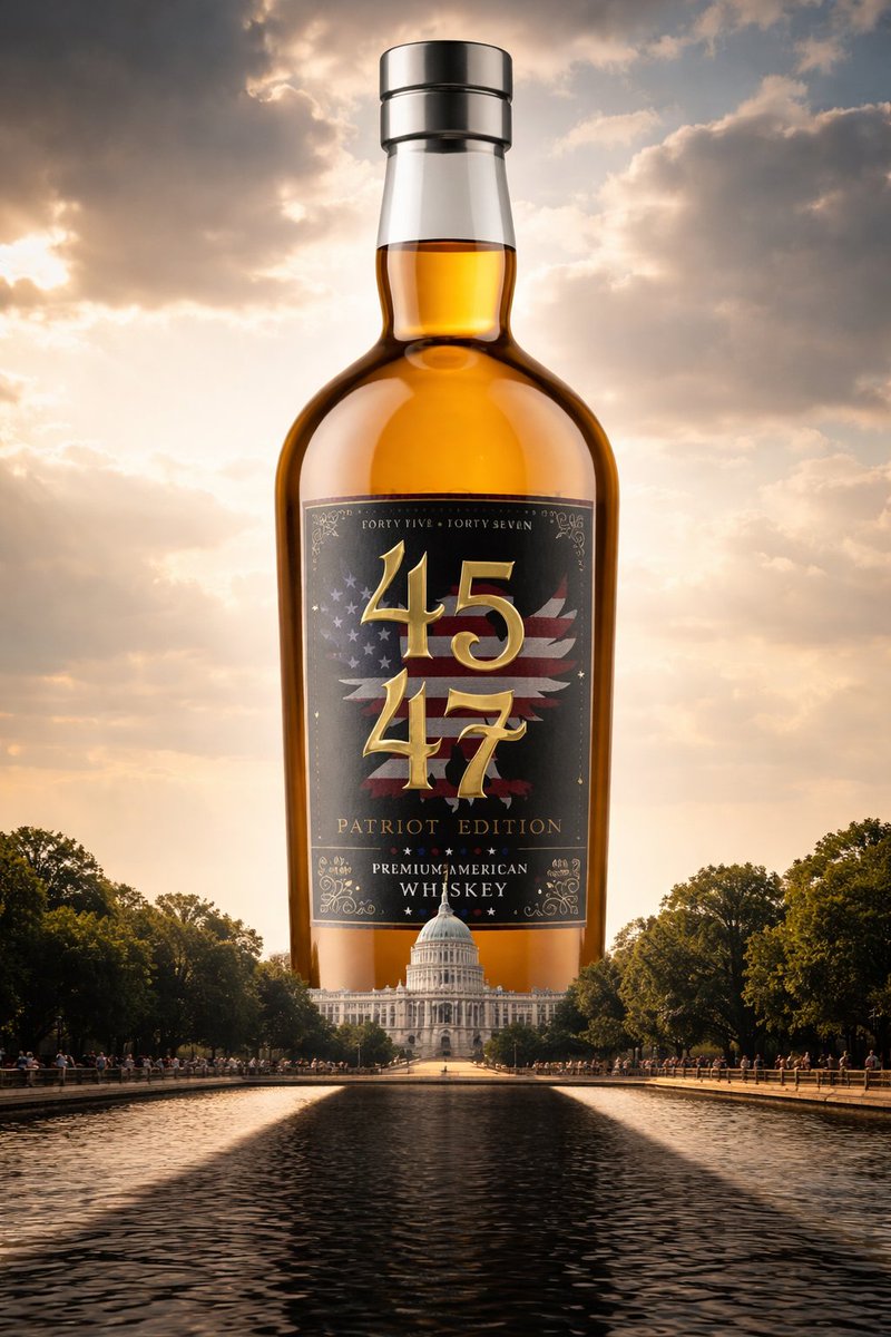 4547whiskey's tweet image. A gift for someone who prefers their whiskey big and bold but their government small. #SOTU2026 #SOTU #4547Whiskey