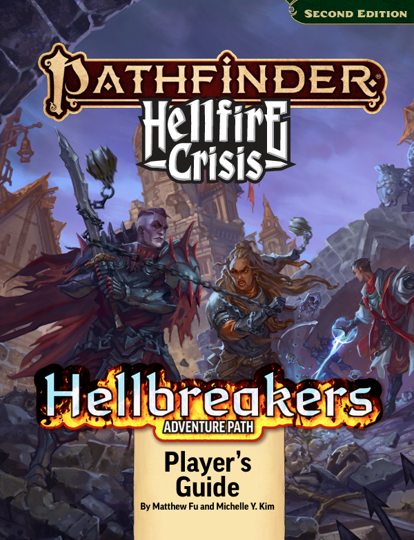 I can safely say that I wrote the titular Hellbreaker Archetype for the upcoming AP but what I wasn't aware of was that it was going to be featured in the Player's Guide.

What I also didn't expect to see was my name on its front cover. I think I could cry.