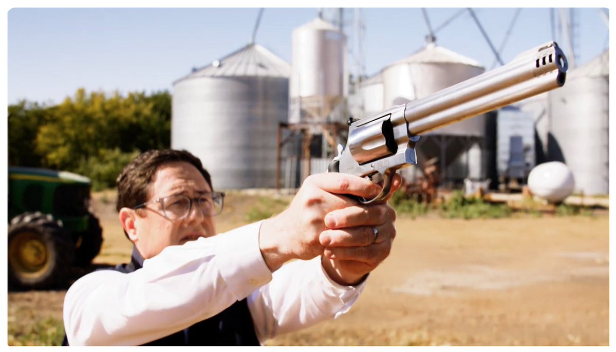 chrisbackemeyer's tweet photo. The same Mike Flood who cosplayed as a cowboy shooting fake spy balloons in a TV ad is questioning my work on China?

I convinced China to put the toughest sanctions ever on Iran. Flood let China walk all over our soybean farmers, destroying their markets.

It’s not even close. https://t.co/j4IEjXWFGr
