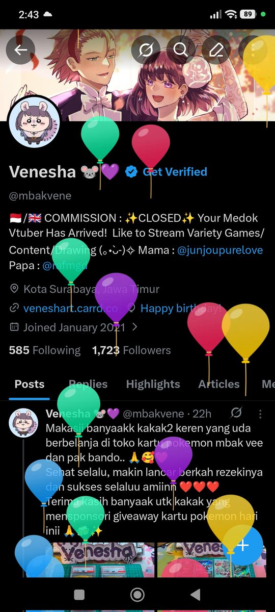 Venesha 🐭💜 tweet media