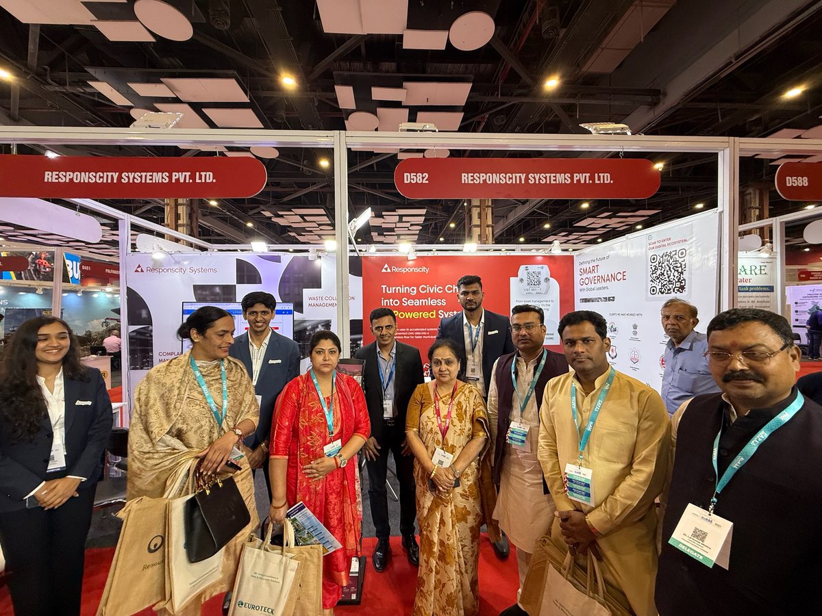 responscity's tweet photo. Day 2 at #Municipalika2026 shifted from ideas to implementation.

With Aagam Sanghavi on-ground, conversations focused on scalable AI for disaster readiness &amp; operational efficiency.

Less theory. More execution.

📍 Visit us at Booth D582.

#SmartCities #GovTech #Responscity https://t.co/dctKx4864g