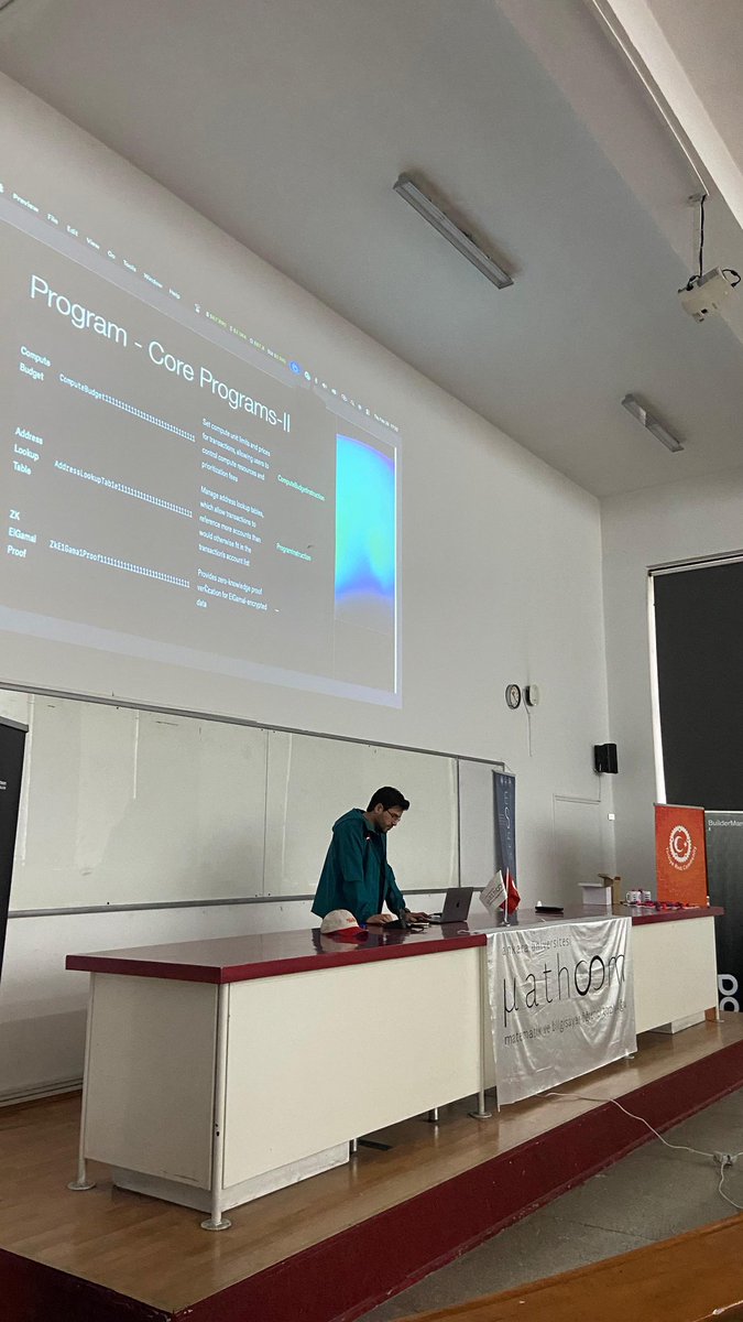 aumathcom's tweet photo. Bugün Solana ekosistemini tanıyıp Rust dilinin temellerine indik. Yazılım dünyasının en güçlü dillerinden biriyle tanışmak gerçekten ufuk açıcıydı. 🦀💻
​Hem öğrendik hem de sürpriz hediyelerle harika vakit geçirdik. Herkese teşekkürler! ✨🎁
​#Solana #Rust @turkiyerustcom https://t.co/K8LhBrXWmS