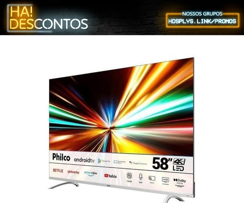 Smart TV 58” Philco PTV58G7PAGCSBL Android TV 4K Led

💸 R$ 2.215,00 em até 10x sem juros
🚚 Frete Grátis
🔗 amzn.to/40wPwNb