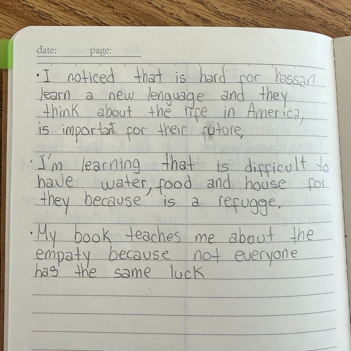LockwoodEnglish's tweet photo. “This is the first book I’ve read and really liked. Issues about injustice are really important to me.” 

When our multilingual learners are given grade-level texts and space to think, they can do it.

All in English.
All thoughtful.
All theirs.

Language grows when ideas matter! https://t.co/JbETTikBQS