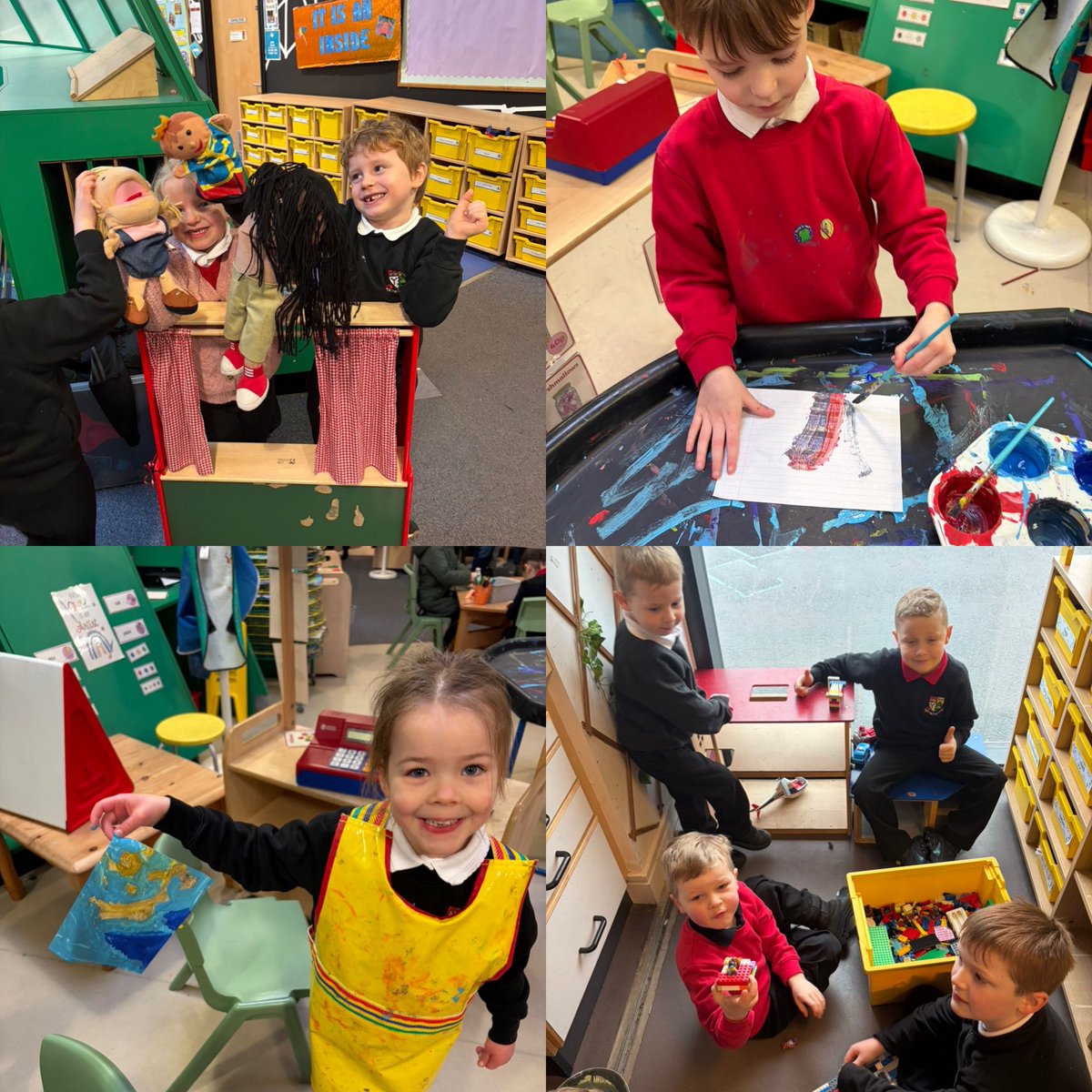 DalryPrimary's tweet image. Primary 1 are loving our soft start each morning 🌅
Playing with our friends helps us build confidence, creativity and teamwork while developing lots of important skills (and meta-skills too!).
Such a positive way to begin our day! 💛 #Primary1 #LearningThroughPlay #SoftStart
