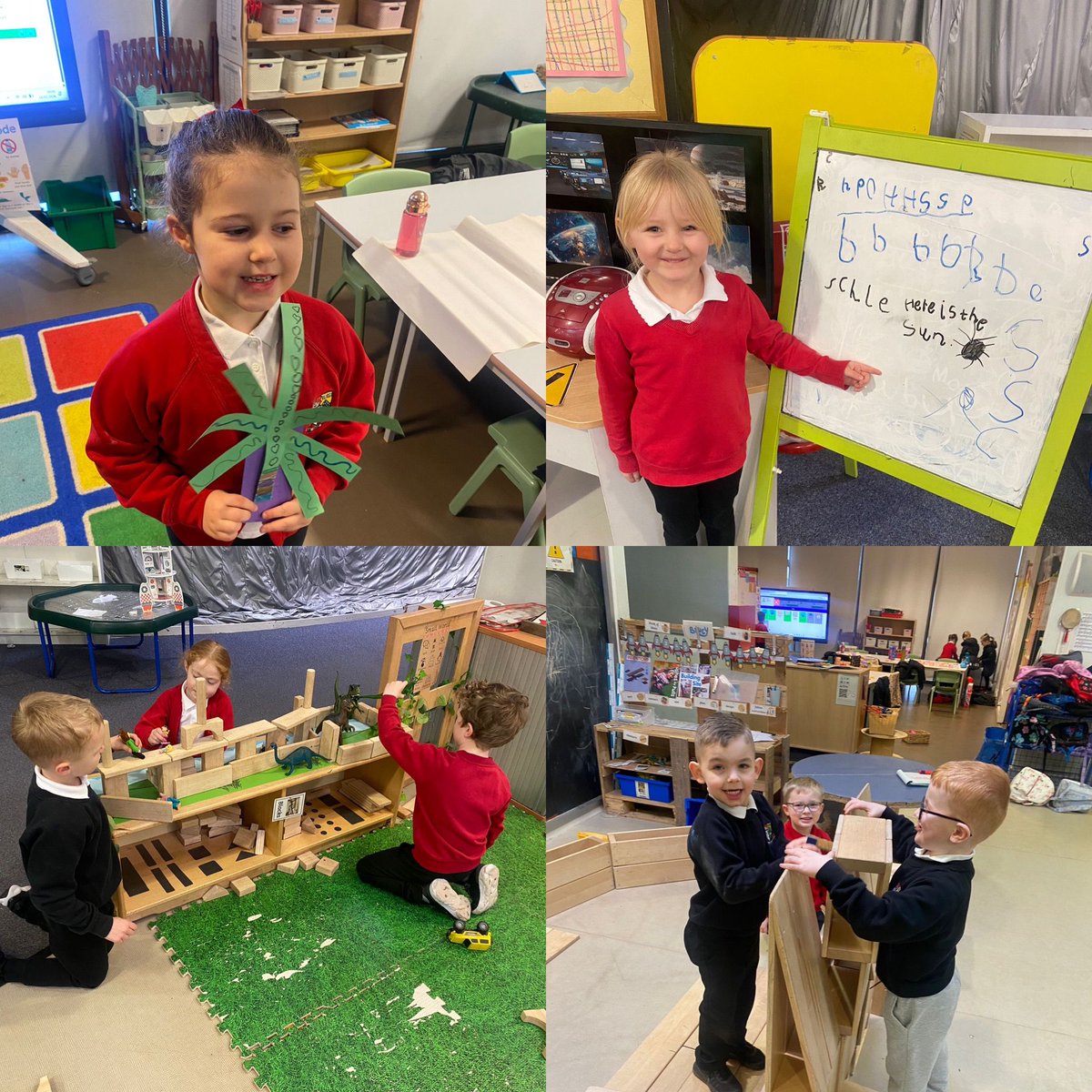 DalryPrimary's tweet image. Primary 1 are loving our soft start each morning 🌅
Playing with our friends helps us build confidence, creativity and teamwork while developing lots of important skills (and meta-skills too!).
Such a positive way to begin our day! 💛 #Primary1 #LearningThroughPlay #SoftStart