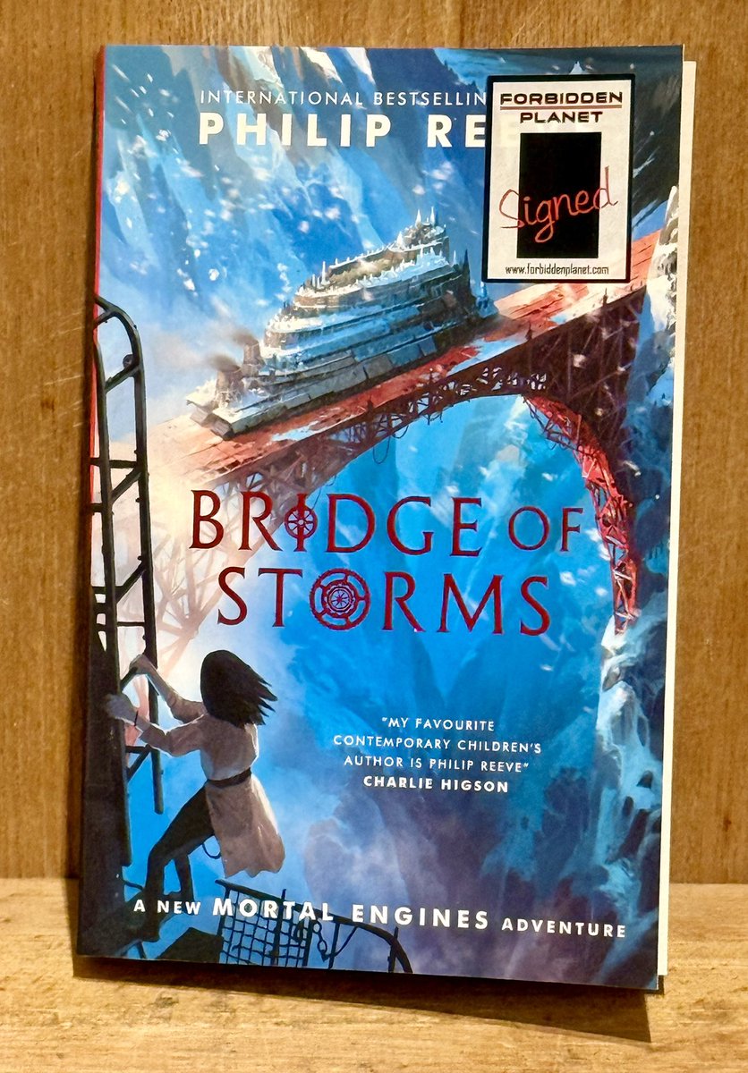 RobWiddas's tweet photo. @philipreeve1 @scholasticuk arrived today !! Can’t wait for a another white knuckle high adrenaline adventure in the world of mortal engines … https://t.co/8exZAtoVdw
