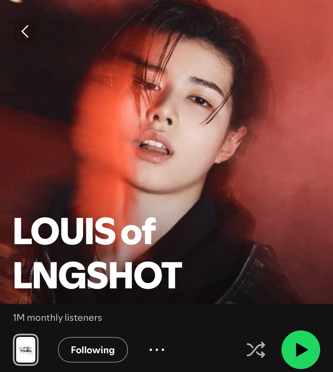 #Louis hit 1 Million monthly listeners 😭, a 5th gen rookie, 1 month old debut 🔥… He is now the most listened rookie soloist from 5th gen lmao…
#LNGSHOT