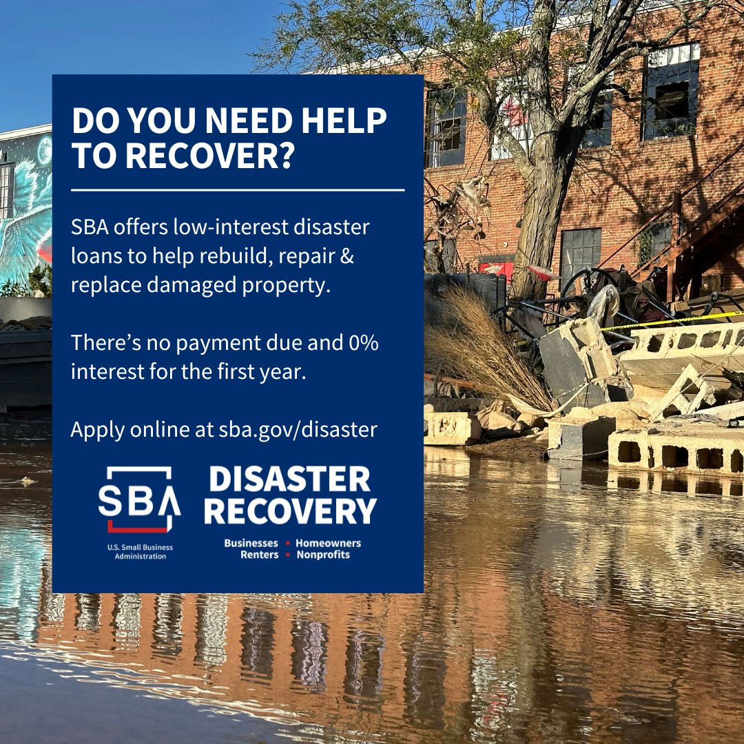 SBA_ODRR's tweet image. Are you struggling to recover from a #disaster which happened last year?

Assistance may still be available. Find out if you still meet eligibility requirements: lending.sba.gov