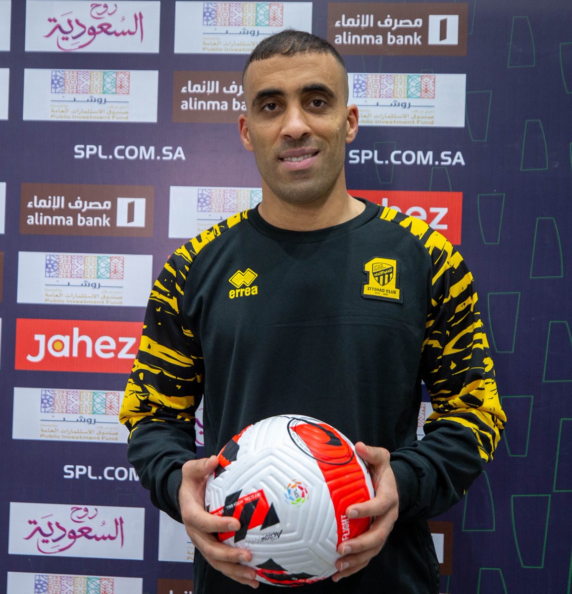 🚨 في مثل هذا اليوم من عام 2022 قبل 4 سنوات !

🟡 النجم المغربي عبدالرزاق حمدالله يصبح أول لاعب يسجل هاتريك في ديربي جدة بين نادي الاتحاد ونادي الأهلي في تاريخ الدوري السعودي للمحترفين

💪 <a href="/Hamedallah_9/">abderrazak Hamdallah</a>